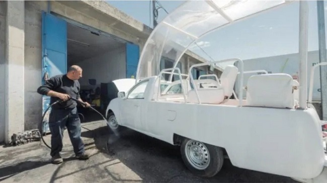 Chiếc xe Papamobile hòa bình: Món quà cuối cùng của Đức Phanxicô dành cho Gaza