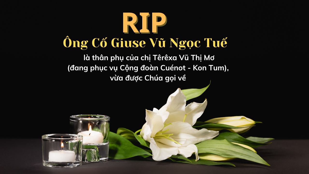 Ông Cố Giuse Vũ Ngọc Tuế, là thân phụ của chị Têrêxa Vũ Thị Mơ,vừa được Chúa gọi về