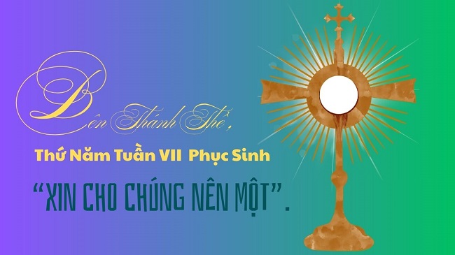Bên Thánh Thể, Thứ Năm Tuần VII Phục Sinh