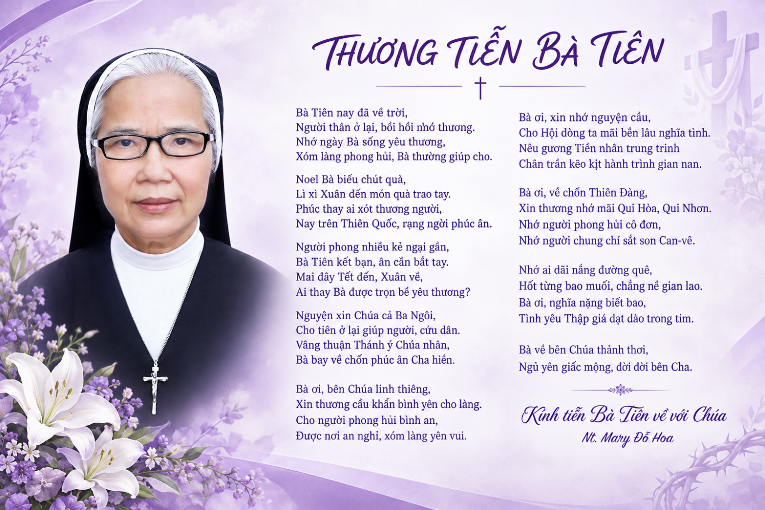Memorial Tribute for Bà Tiên